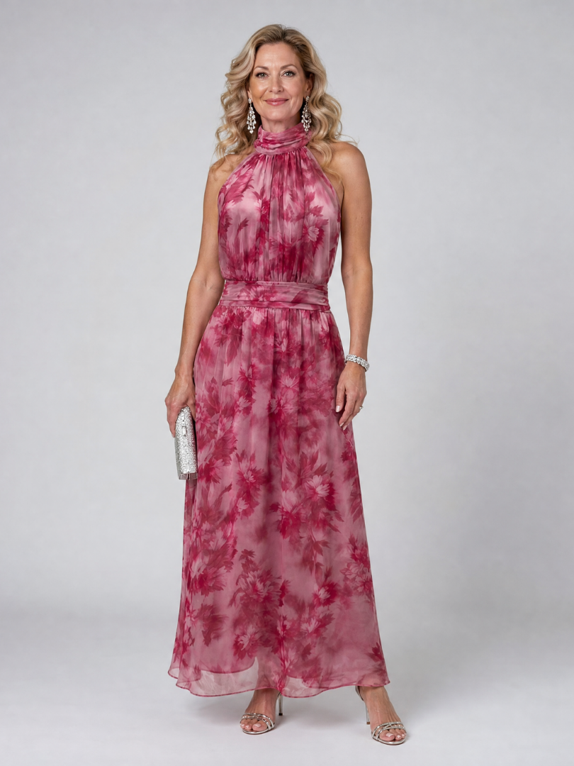 Avien | Vestido suave con cuello halter