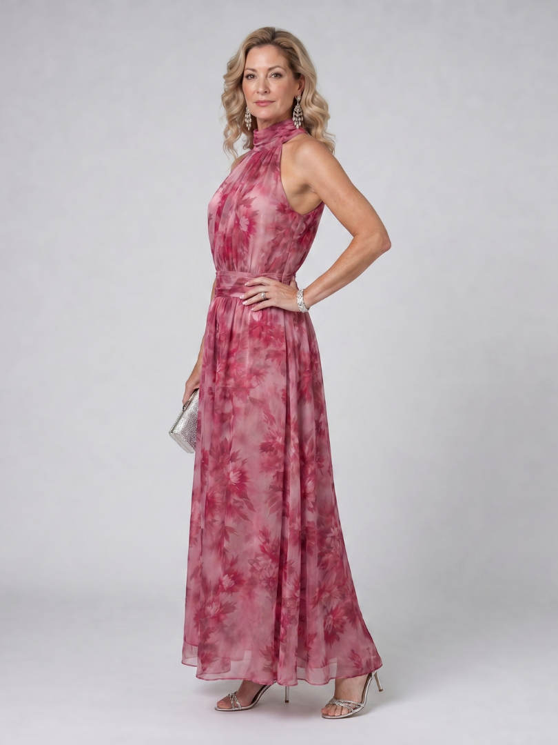 Avien | Vestido suave con cuello halter