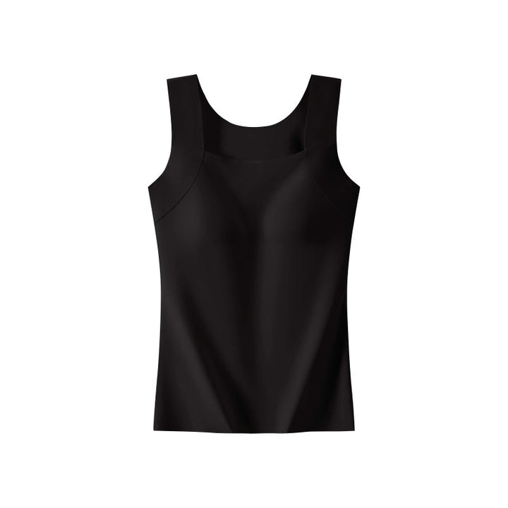 Camiseta con sujetador incorporado y soporte frontal