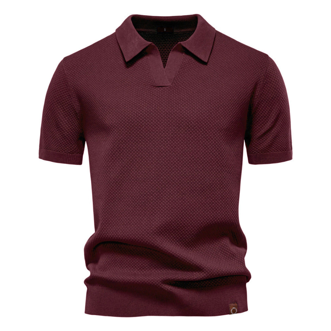 LEONE™ | POLO DE PUNTO CALADO