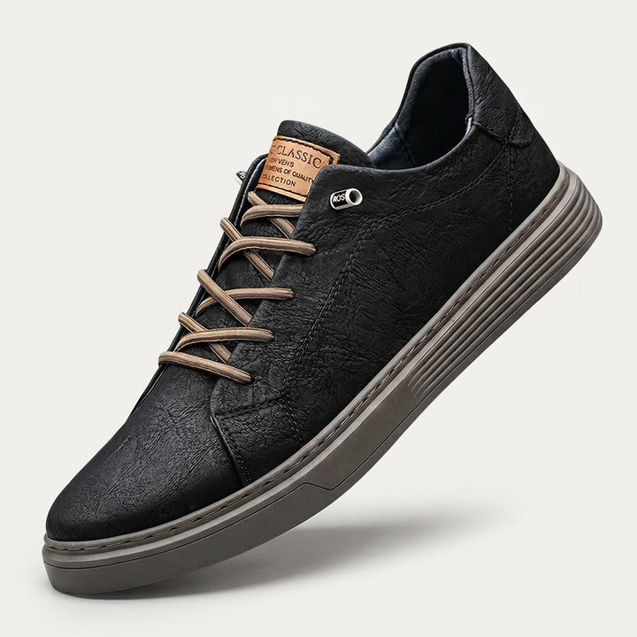 Zapatillas Oxford de cuero
