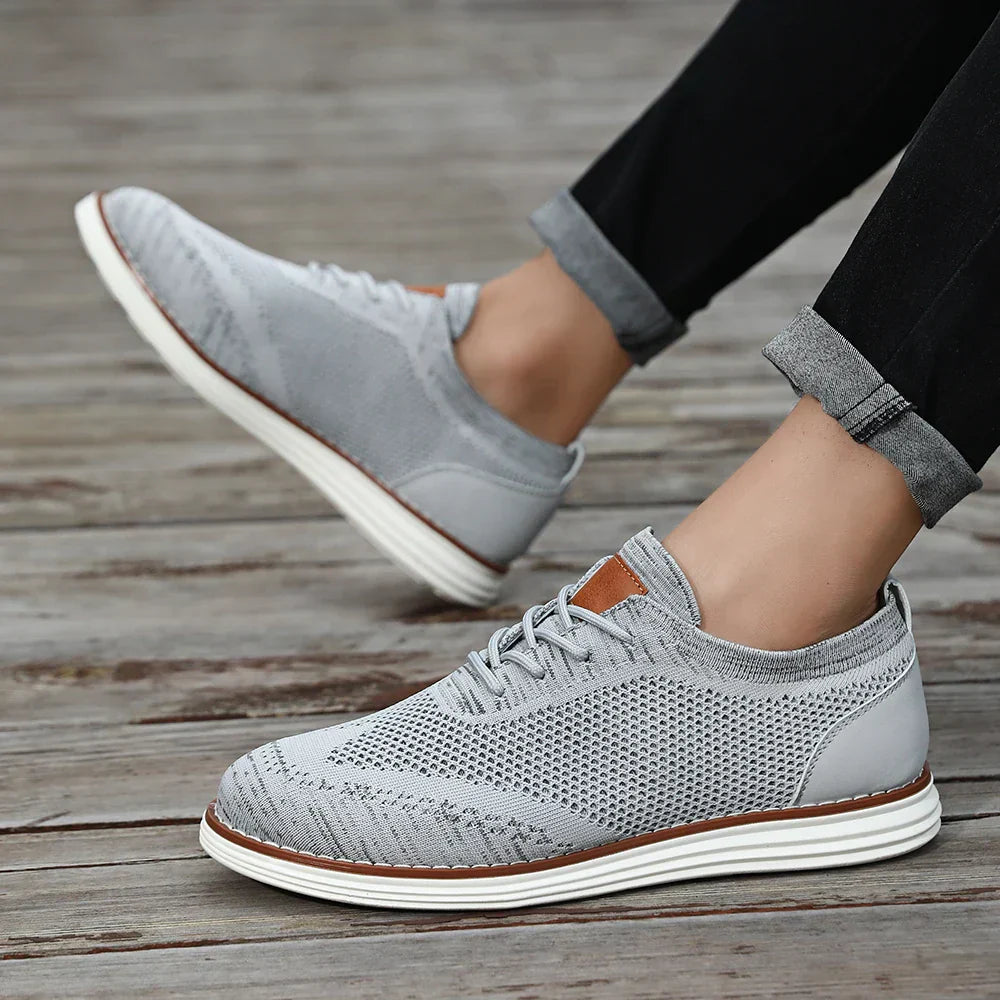 Zapatos Oxford de vestir grises de Alden