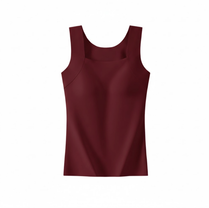 Camiseta con sujetador incorporado y soporte frontal