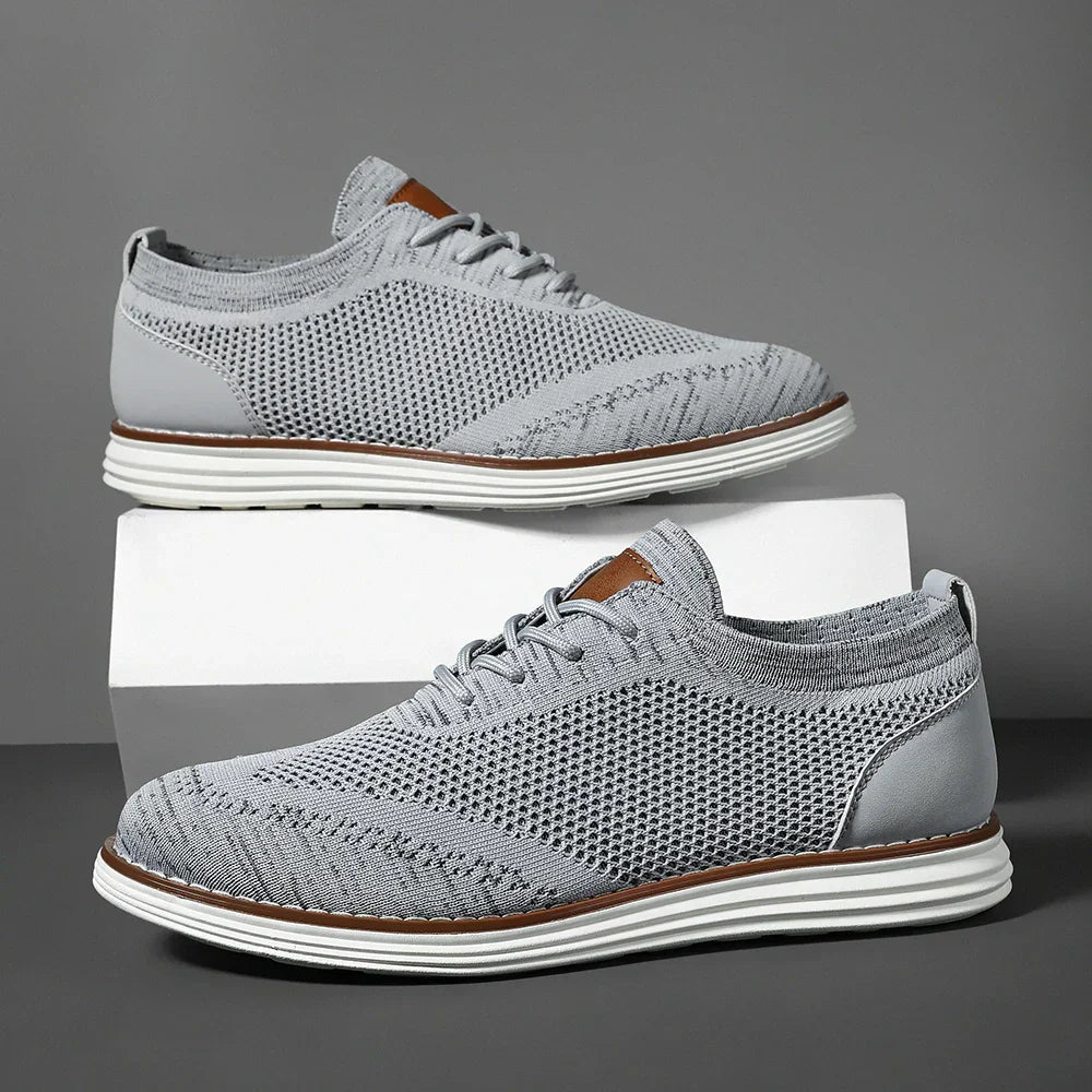Zapatos Oxford de vestir grises de Alden