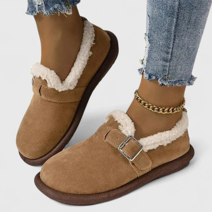 Valentynah™ | Zapatillas de Invierno con Forro de Peluche y Hebilla