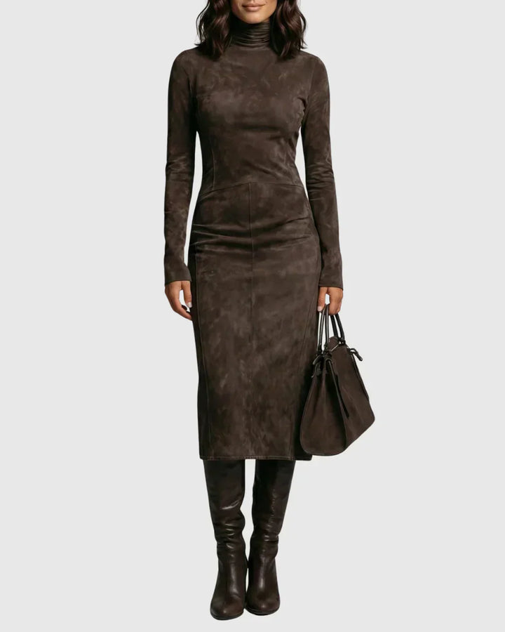 Noelia™ | Vestido Elegante de Terracota