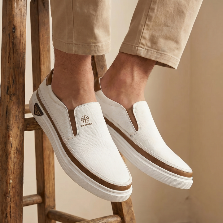TORINO – Zapatillas Slip-On para Hombre de Piel de Alta Calidad