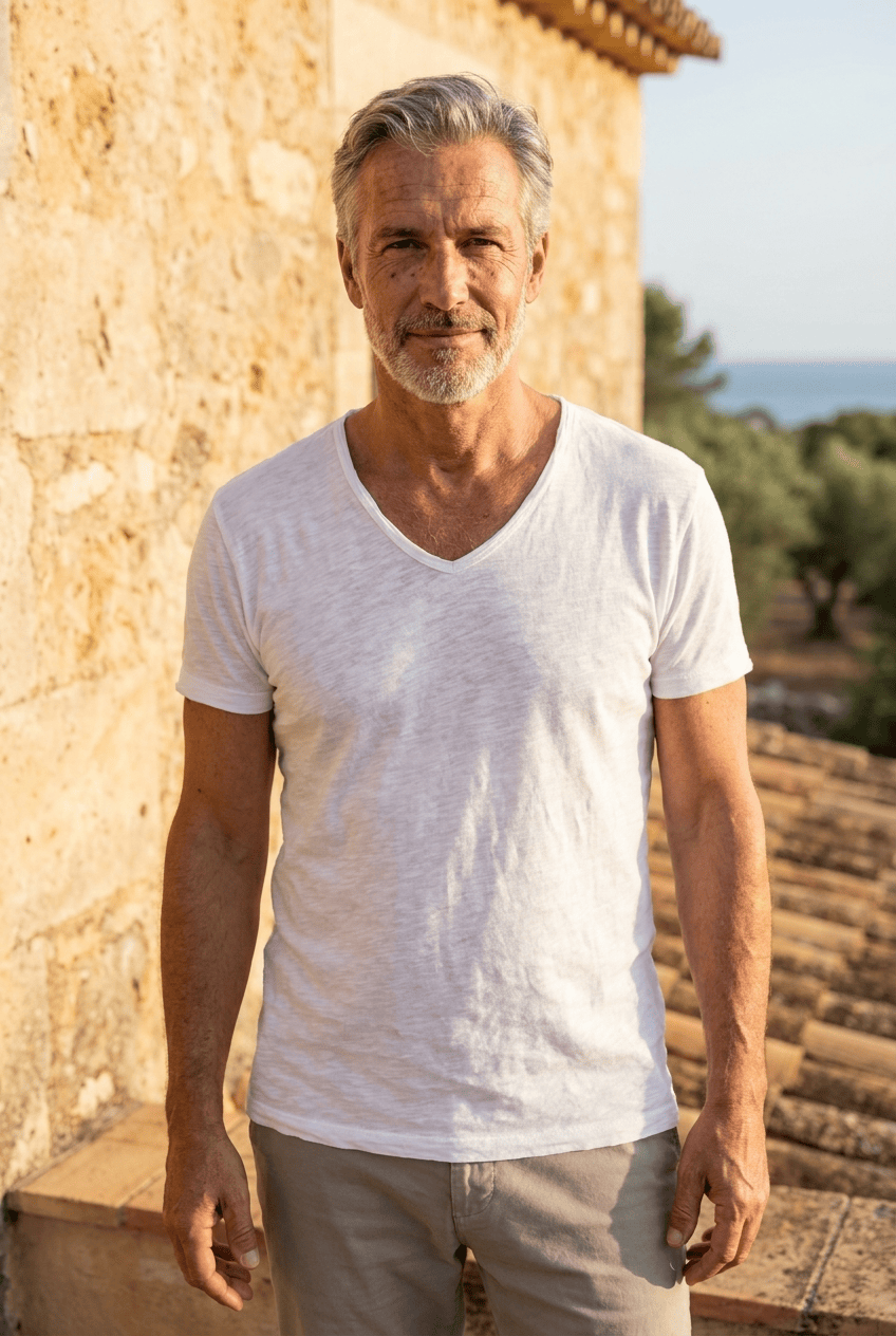 ENZO™ | POLO ESCOTE EN V