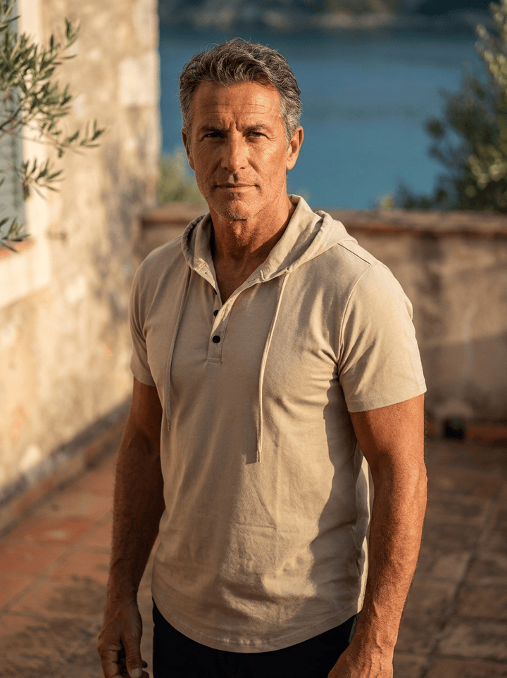 TYLER™ | HENLEY CON CAPUCHA